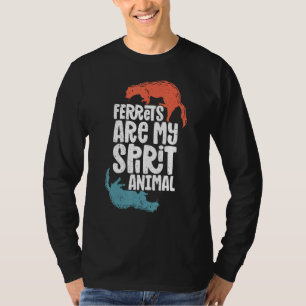 Camiseta Hurón Hurón Hurón Animal Espiritual Hurón Lindo
