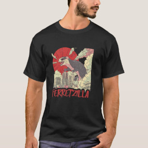 Camiseta Hurón Kaiju al Estilo Japonés