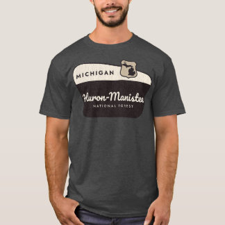 Camiseta HuronManistee National Forest Michigan Welcome Sig