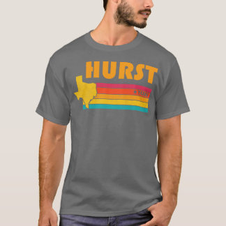 Camiseta Hurst Texas Vintage Distresres Souvenir