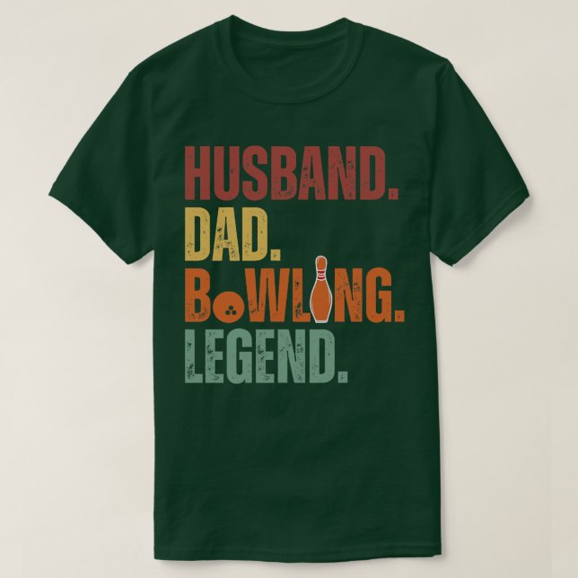 Camiseta Hus Dad Bowling12 (Diseño del anverso)