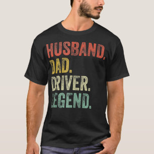 Camiseta Hus Dad Driver Funny Drive Truck Vintage Tank