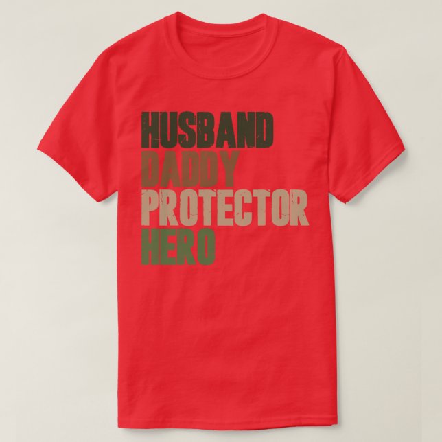 Camiseta Hus Daddy Protector Hero (Diseño del anverso)