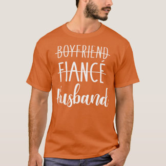 Camiseta Hus fianc boyfriend para boda y luna de miel