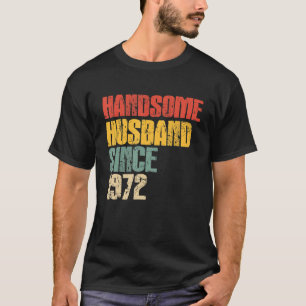 Camiseta Hus guapo, 51° aniversario de Boda para hombres