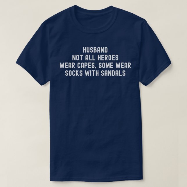 Camiseta Hus No Todos Los Héroes Llevan Capas, Algunos usan (Diseño del anverso)
