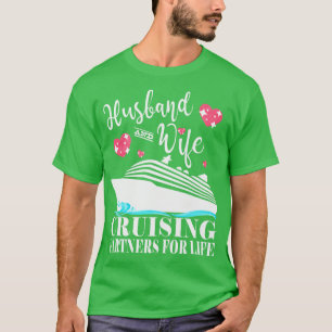 Camiseta Hus y Wife Cruising Partners para Life Cruise Pas