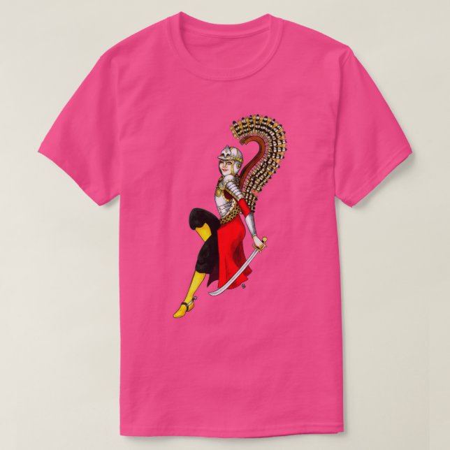 Camiseta Husaria Honey Pin Up Chica (Diseño del anverso)