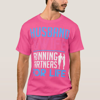 Camiseta Husband amp Wife Running partner for life