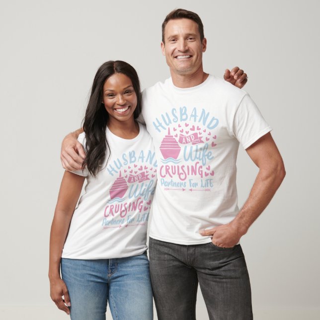 Camiseta Husband And Wife Cruising  (Unisexo)
