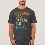 Camiseta Husband dad 70 year old legend 70th birthday<br><div class="desc">Husband dad 70 year old legend 70th birthday retro vintage Gift. Perfect gift for your dad,  mom,  papa,  men,  women,  friend and family members on Thanksgiving Day,  Christmas Day,  Mothers Day,  Fathers Day,  4th of July,  1776 Independent day,  Veterans Day,  Halloween Day,  Patrick's Day</div>