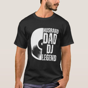 Camiseta Husband Dad DJ Legend 1