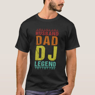 Camiseta Husband Dad Dj Legend Daddy