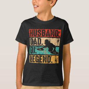 Camiseta Husband Dad DJ Legend DJ Disc Jockey Music Player