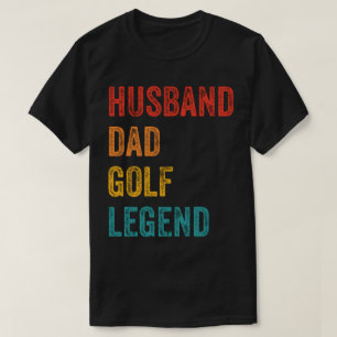 Camiseta Husband Dad Golf Legend