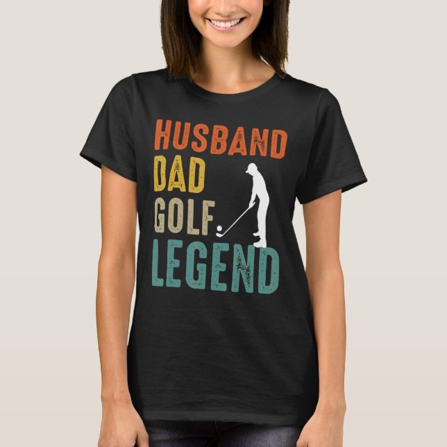 Camiseta Husband Dad Golf Legend (Anverso)