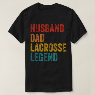 Camiseta Husband Dad Lacrosse Legend