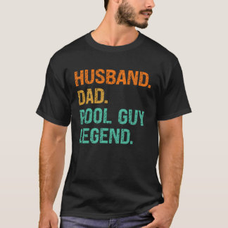 Camiseta Husband Dad Pool Guy Legend  2