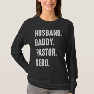 Camiseta Husband Daddy Pastor Appreciation  Preacher Men