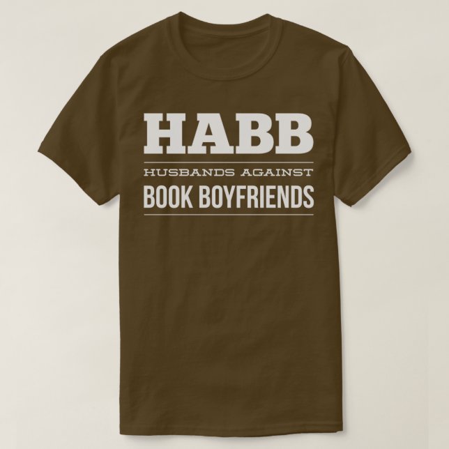 Camiseta Husbands Against Book Boyfriends T (Diseño del anverso)