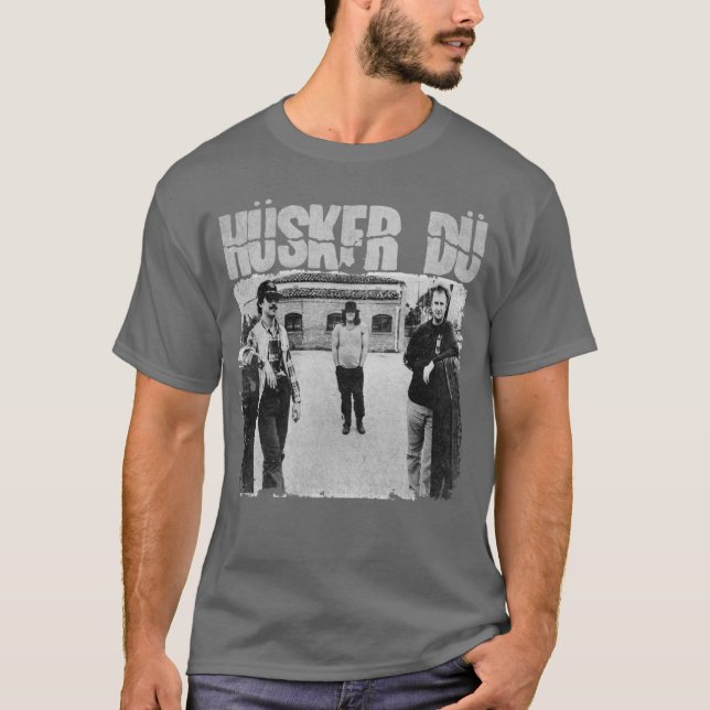 Camiseta Husker Du retro vintage (Anverso)