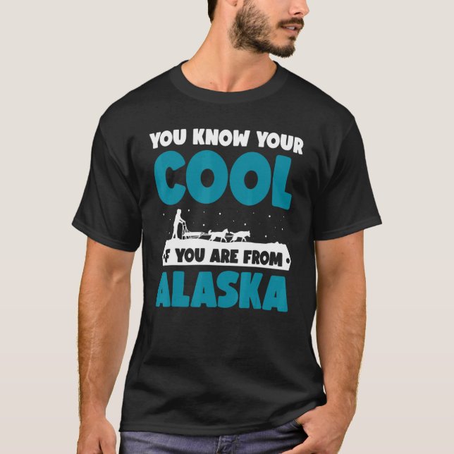 Camiseta Huskies Dog Sled Rider Sledding Mushing (Anverso)