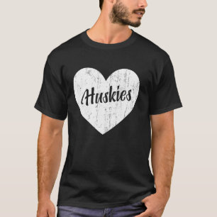 Camiseta Huskies School Deportes Equipo de fans de Mascota