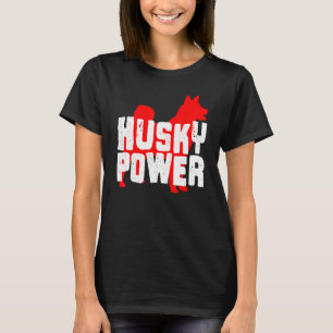 Camiseta Husky Alaska Mushing Carreras de perro confitada M