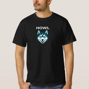 Camiseta Husky AULLIDO – Lobo Ártico Fiero Perro