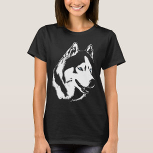 Camiseta Husky Camisetas orgánicos de perros confi