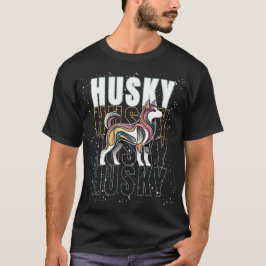 Camiseta Husky Cute Design