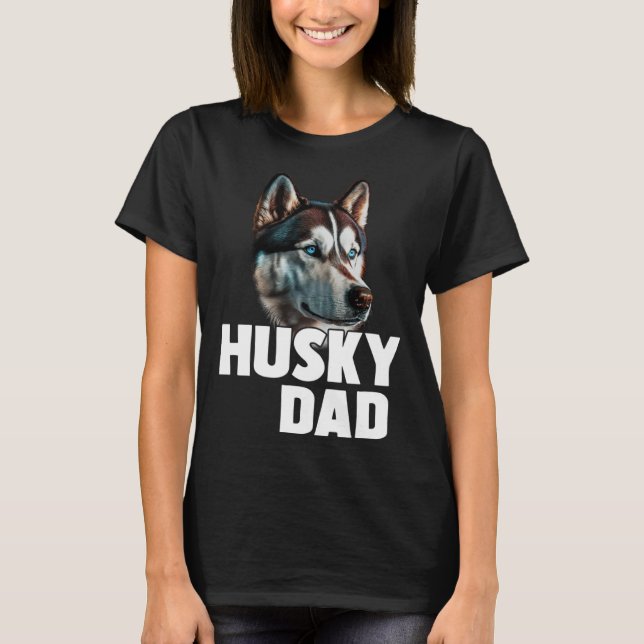 Camiseta Husky Dad (Anverso)