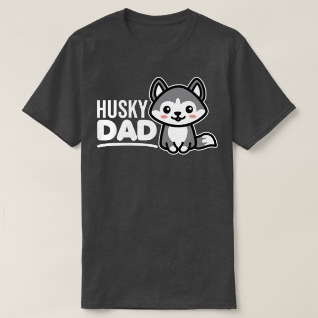 Camiseta Husky Dad (Diseño del anverso)