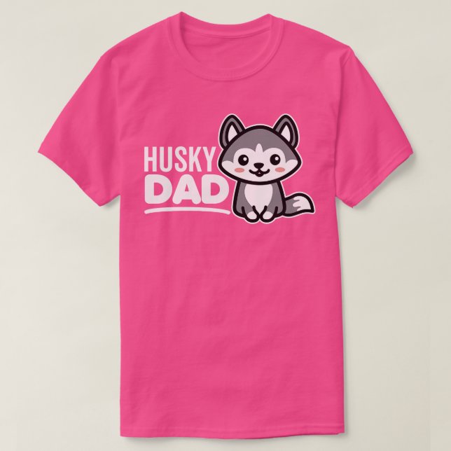 Camiseta Husky Dad (Diseño del anverso)