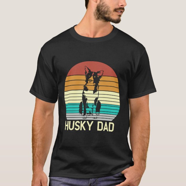 Camiseta Husky Dad (Anverso)