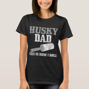 Camiseta Husky Dad Dog Hair Funny Siberian Husky
