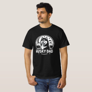 Camiseta Husky Dad Gige Dog Owner Siberian Huskies Padre