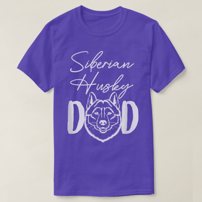 Camiseta Husky Dad Husky Daddy Husky Huskie  (Diseño del anverso)