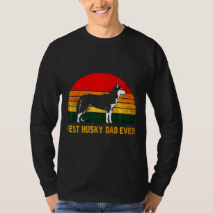 Camiseta Husky Dad Nunca Para Los Hombres