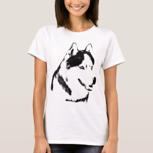Camiseta Husky Damas Husky Sled Dog Shirt