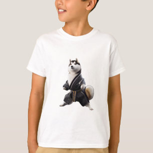 Camiseta Husky Dog conoce a Karate, jugador de Husky Dog Ka