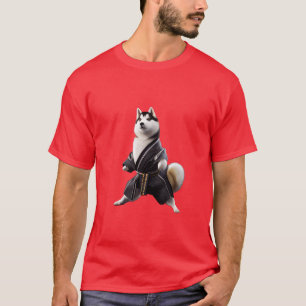 Camiseta Husky Dog conoce a Karate, jugador de Husky Dog Ka