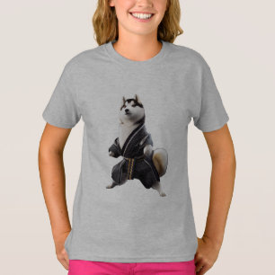 Camiseta Husky Dog conoce a Karate, jugador de Husky Dog Ka