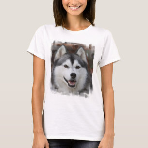 Camiseta Husky Dog Long Sleeve Shirt