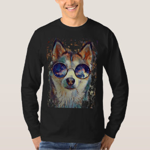 Camiseta Husky Dog Mom Unisex Tri Blend
