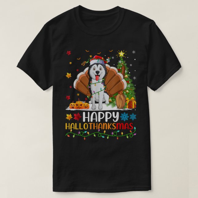 Camiseta Husky Dog Siberian Lover Funny Husky Hell Siberian (Diseño del anverso)