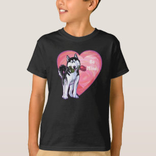 Camiseta Husky El día de San Valentín