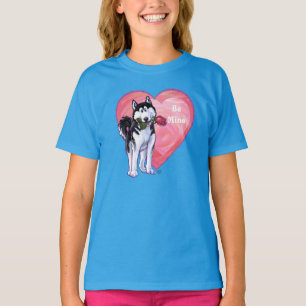 Camiseta Husky El día de San Valentín