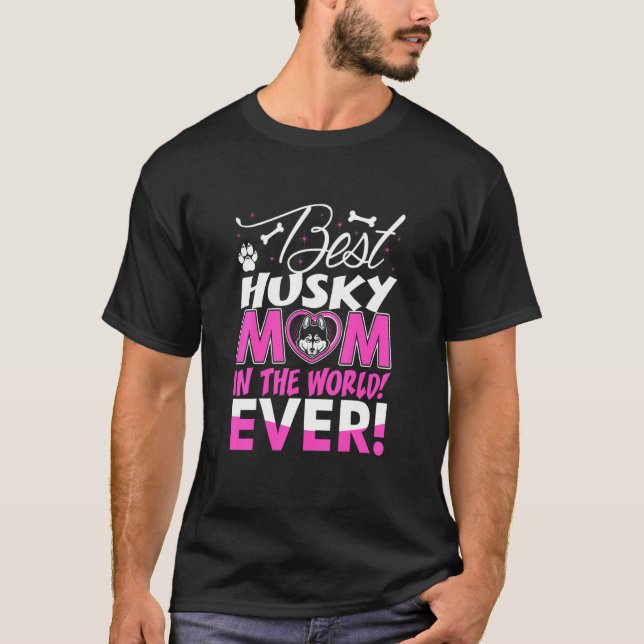 Camiseta Husky En El Mundo (Anverso)