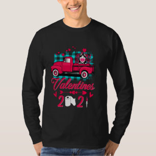 Camiseta Husky Face Mask Día de San Valentín 2021 Truck Fun